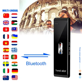 

Mini Portable 40+ Multi-Language Voice Translator Bluetooth Smart Two-Way Real Time 3 Colors
