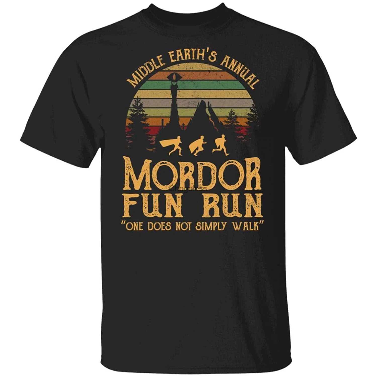 Средние земли ежегодная рубашка Mordor Fun Run | Мужская одежда