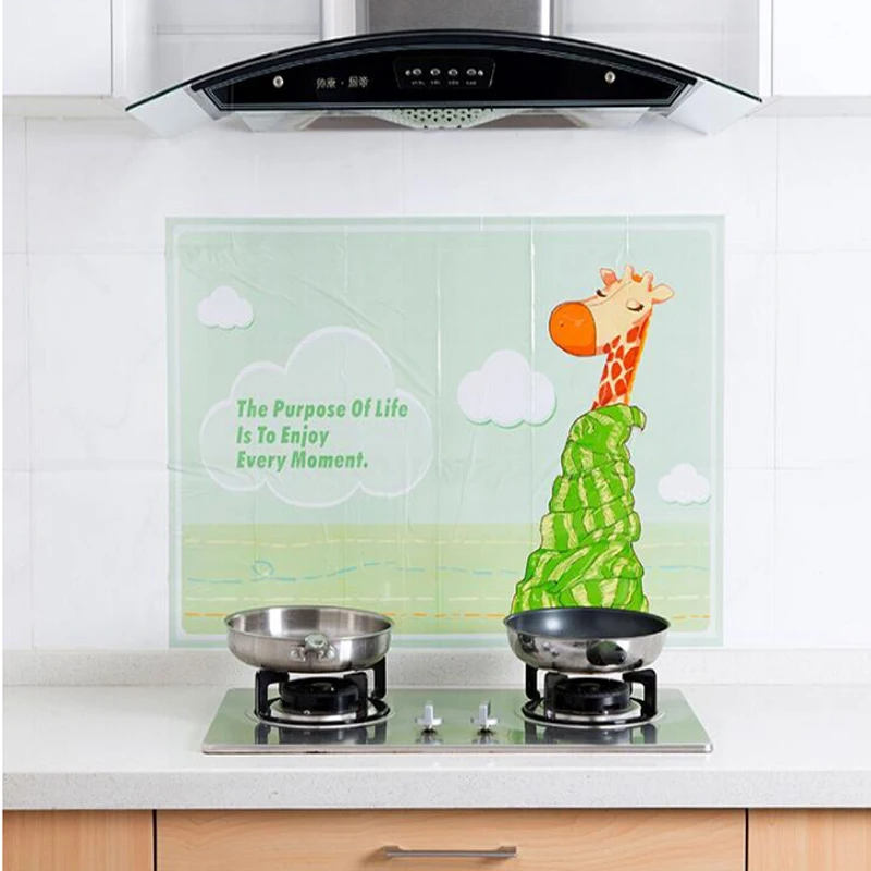 Waterproof Kitchen Bathroom Self-adhesive Wall Paper Foil Stickers Anti-oil Wrap Tile Decoration | Дом и сад