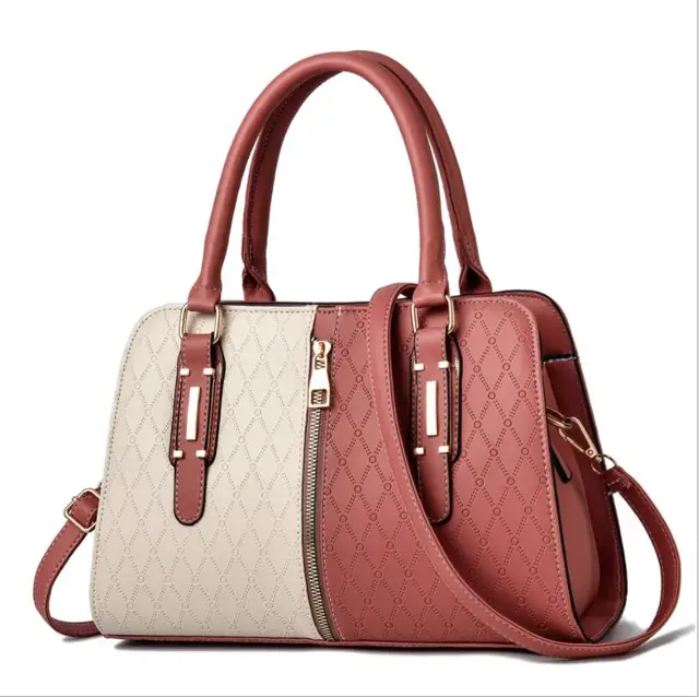 2020 New Style Color matching Women Bag Handbag Tote Over Shoulder Crossbody Leather Big Brand Casual Designer Female Bolsas 5