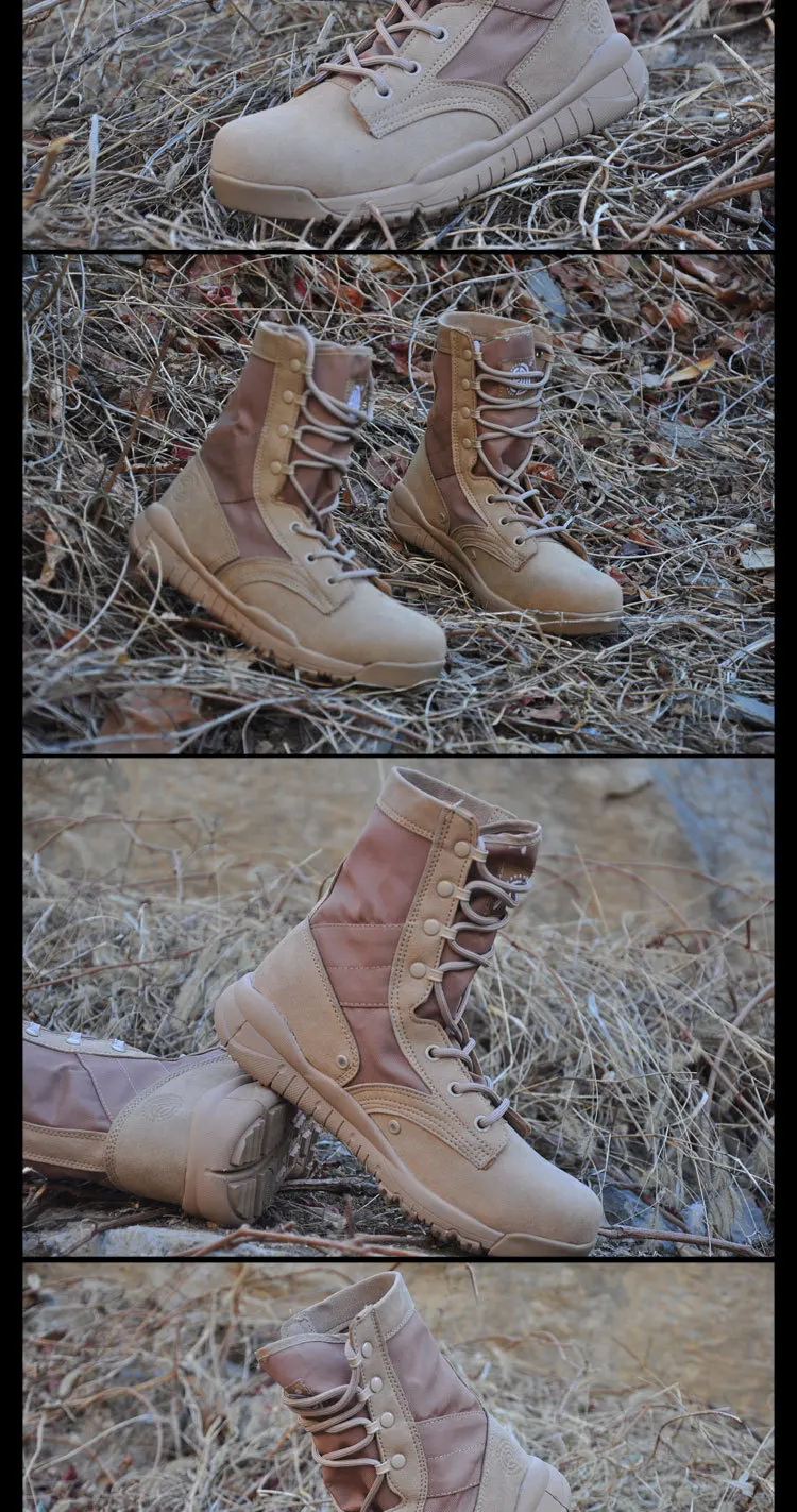 Culvert Wild CQB ультра-легкие армейские ботинки пустынный материк Легкие Армейские Ботинки амортизация высокая верхняя наружная тактическая