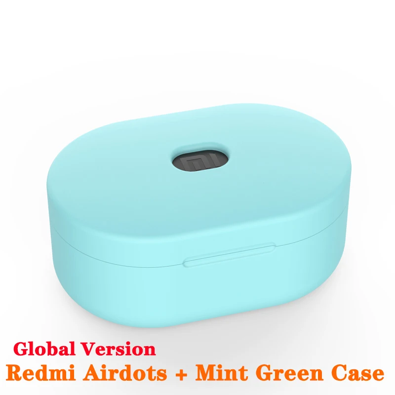 EN and Mint Оригинальные Xiaomi Redmi Airdots Bluetooth наушники 5,0 спортивные стерео беспроводные Bluetooth наушники Водонепроницаемая глобальная версия - Цвет: EN and Mint
