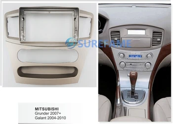 

9 inch Car Fascia Radio Panel for MITSUBISHI Galant 2004-2010; Grunder 2007+ Dash Kit Install Facia Console Bezel Trim Plate