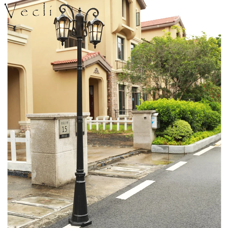 (H&asymp;2.3M)Outdoor Waterproof Garden Light Outdoor Park Roadside Garden Landscape High Pole Light Waterproof Street