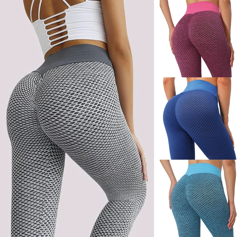 Sexy Butt Lifting Anti Cellulite Leggings Women Pants Gym Clothing Sports Leggins Push Up Sportwear High Waist Tights Fitness scrunch leggings