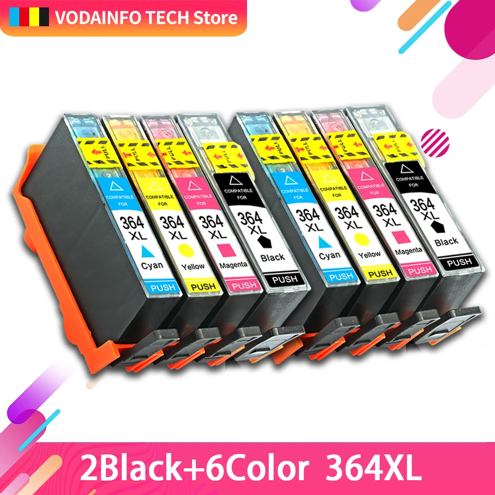 QSYRAINBOW совместимый 364 XL картридж Замена для HP 684EE чернильный Deskjet 3070A 5510 6510 B209a C510a