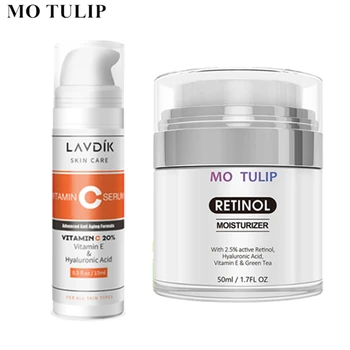 

MO TULIP Hyaluronic Acid Vitaminc C Serum Moisturizing Face Cream Anti Aging Shrink Pore Skin Care Repair Whitening Anti Wrinkle