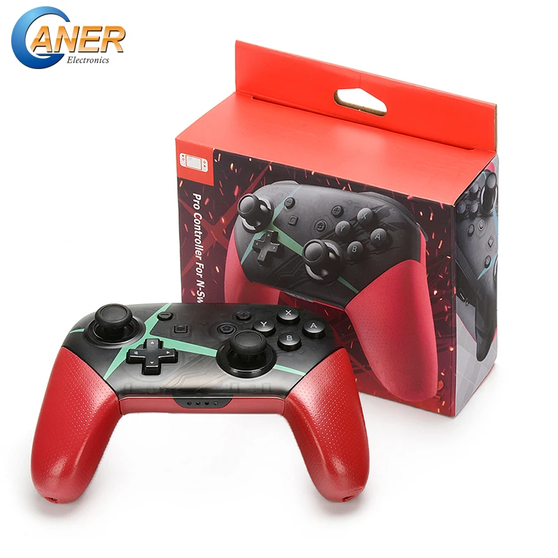 Ganer Для Switch Pro Bluetooth беспроводной контроллер для NS Splatoon2 пульт дистанционного управления для kingd Переключатель консоли джойстик - Цвет: A with nfc