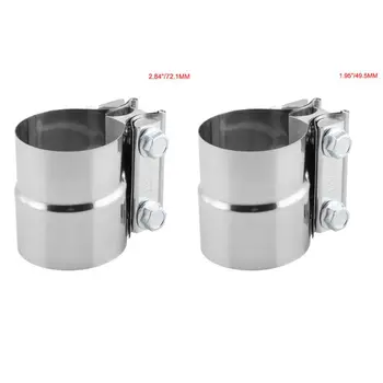 

1pc Car Preformed Exhaust Stainless Steel Lap Joint Band Clamp Automobile Professional Spare Parts Motorcycle Exhaust System