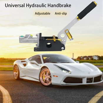

Car Hand Brake Universal Hydraulic Handbrake Cylinder Racing Modified Drift Handbrake Adjustable Anti-slip Auto Parking System