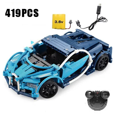 C51053 CaDA модная игрушка автомобиль Buliding Блок автомобиль и Bugatti Дракон Супер гоночный автомобиль электрическая функция питания для подарка - Цвет: C51053