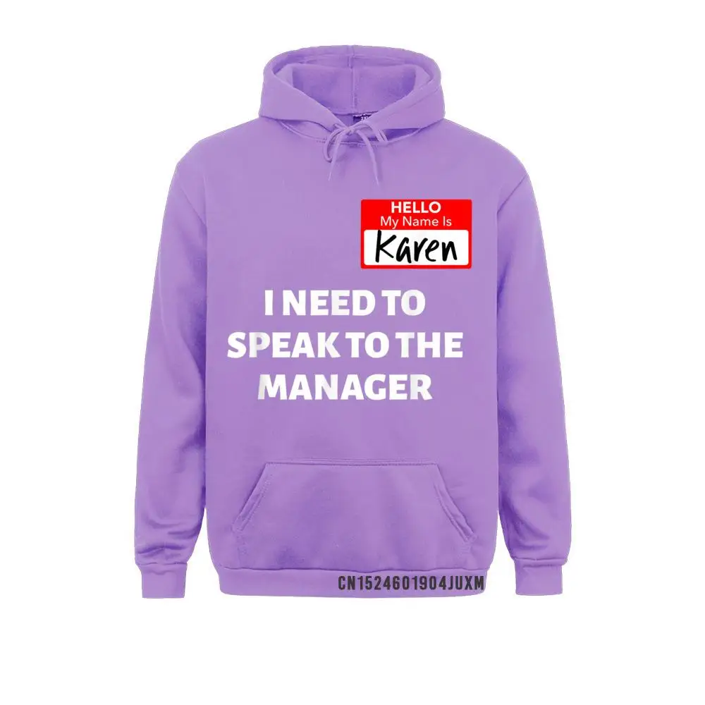 Hoodies Hoods Karen Halloween Costume Speak To The Manager Saying Funny T-Shirt__1224 Summer Autumn Long Sleeve  Men Sweatshirts Casual Graphic Karen Halloween Costume Speak To The Manager Saying Funny T-Shirt__1224purple
