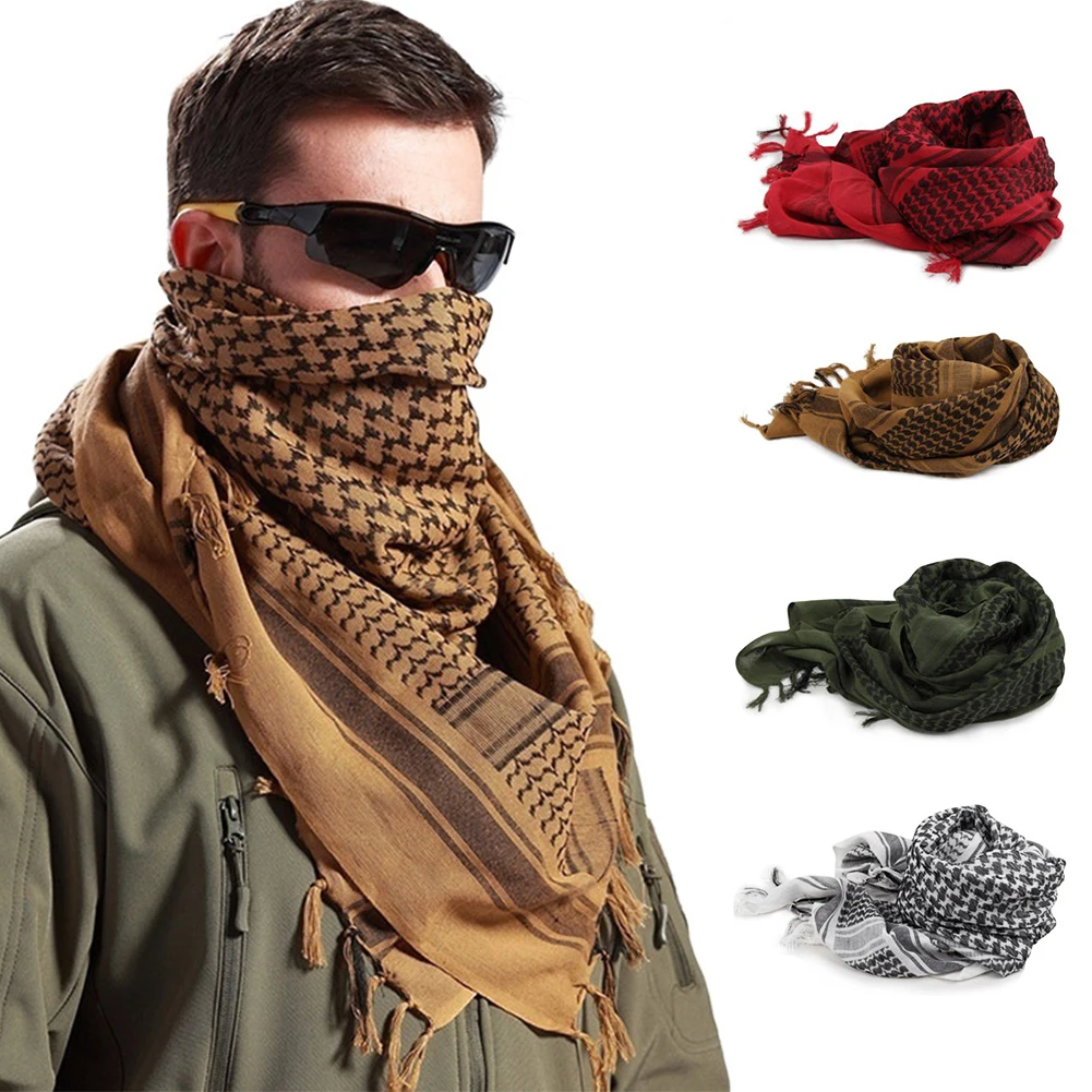 

Tassel Ends Cycling Camping Men Women Cover Head Scarf Hiking Outdoor Wrap Neck Face Veil Travel Muslim Shawl