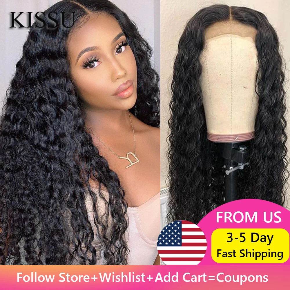 

Deep Wave Wigs Peruvian Deep Wave Kissu 13X4 Lace Front Wig Deep Curly Lace Front Wig Curly Human Hair Wigs Sale For Black Women