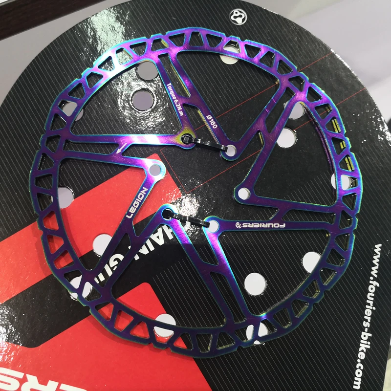

FOURIERS rainbow 140/160/180/203MM MTB Road Bike Brake Disc Rotors Hydraulic Mechnical Mountain Bicycle Disc Brake Rotor