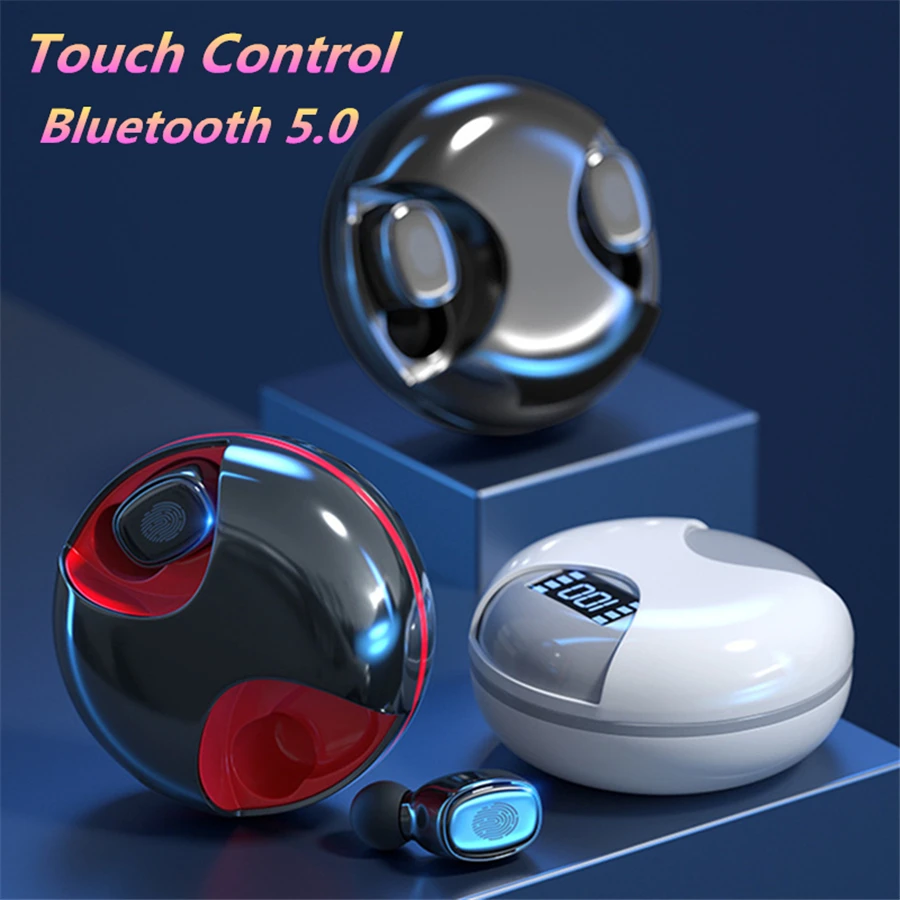 TWS 5 0 Bluetooth наушники беспроводные спортивные Водонепроницаемая гарнитура игровые с зарядной