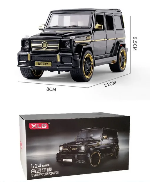 1/24 SimulationG65 металлическая модель автомобиля Suv для подарка(включая коробку