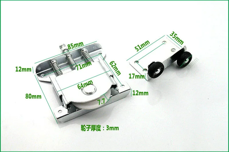 Свободная щелевая сверхмощная выдвижная дверь шкафа шкив толкающее колесо круглая дверная вешалка мебельный ролик для комнатной двери трек