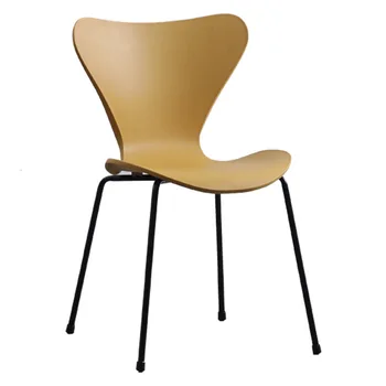 

Nordic chairs luxury home back dining chair desk minimalist modern back stool leisure plastic