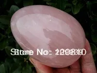 

AL0039 NATURAL rose quartz crystal egg healing