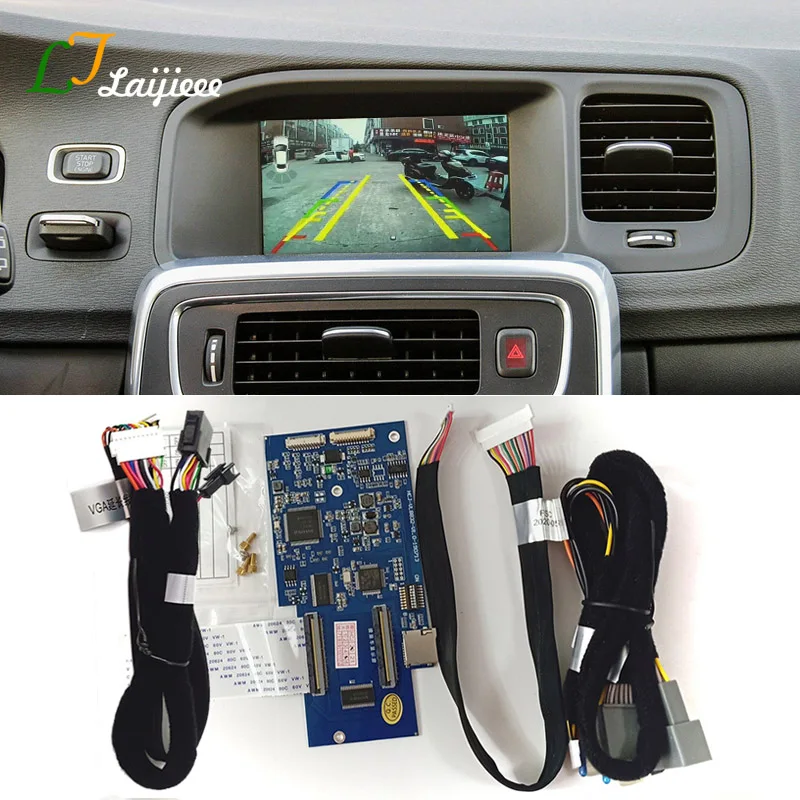 For Volvo V60 XC60 S60 V40 S40 S80 2011~2014 OME Screen Upgrade The Reverse Parking System 360 Front Rear view Camera Interface
