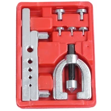 Расклешенный стояк Набор инструментов для автомобильной тормозной трубы, расширитель труб кондиционер и Холодильный Автомобильный ремонтный комплект