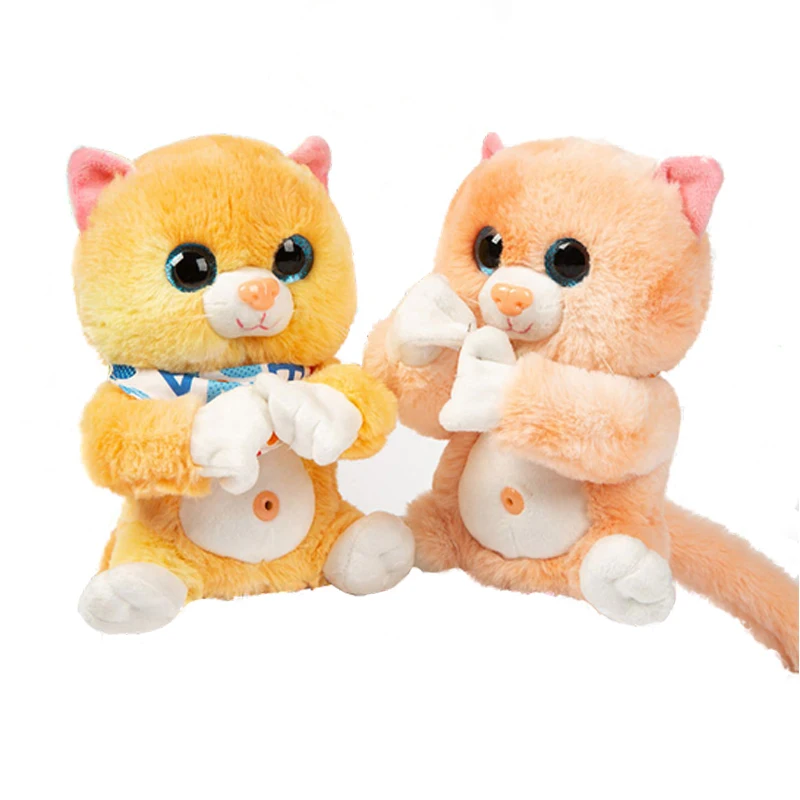 

Electric Pets Cute Interactive Toys Cat Electronic Pets Sound Control Robot Cats Stand Walk Soft Electr Plush Baby Toys For Kids