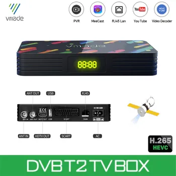 

Hot Sale Europe Digital Terrestrial Receiver DVB-T2 DVB-T HD 1080P H.265/HEVC TV Tuner Built-in RJ45 Lan Youtube IPTV MeeCast