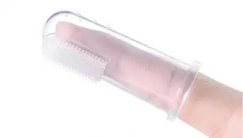 

2000Pcs Infant Teeth Brush Thumb Cover Silicone Coated Tongue Gums Massager Finger Tooth Brush Cleaner Brush Kids