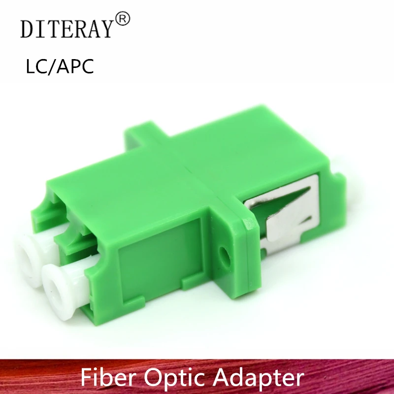 Fiber Optic LC/APC SM SC Type Duplex Flange Coupling Carrier Class Fiber Adapter Coupler