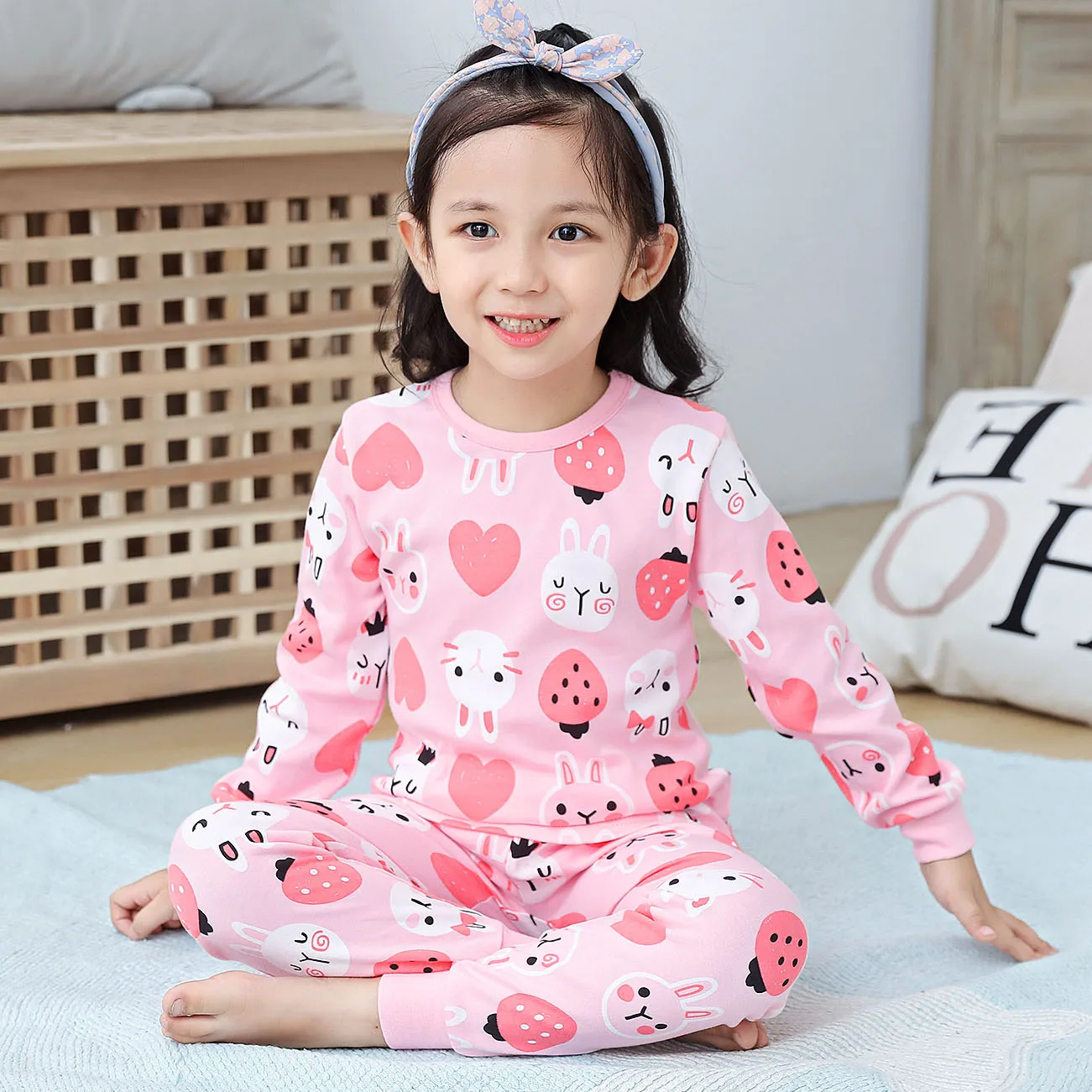 black and white baby girl nightgown Children Pajamas Boys Totoro Cotton Clothes Pants Set Cartoon Sleepwear Kids Pajamas For Girls Toddler Baby Outfits Child Pyjama old navy children's pajamas