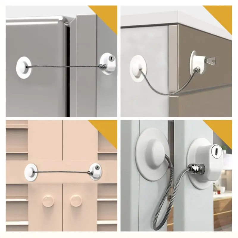 

Practical Child Baby Safety Lock Window Lock Refrigerator Door Security Locks