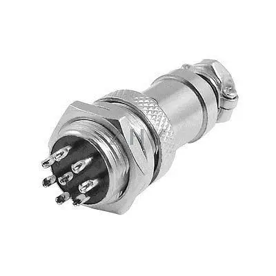 

250V 4A 16mm 8 Pins Panel Power Chassis Aviation Plug Connector