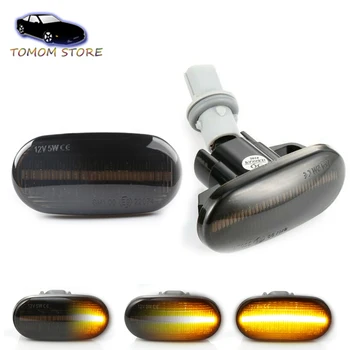 

For Acura Civic Del Sol S2000 LED side marker turn signal indicator dynamic lights Amber Car accessory parts