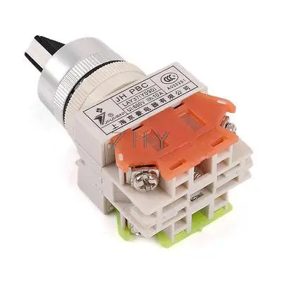 

660V 10A 2 Positions Rotary Selector Latching Push Button Switch