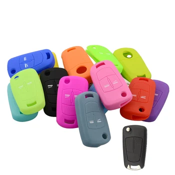 KeyforkessPer Opel Astra H Corsa D j Insignia G Vectra C Mokka Zafira Caso Della Copertura Del Silicone di Chiave Dell'automobile Chiave 2 pulsante - YIQIXIN Per Opel Astra H Corsa D j Insignia G Vectra C Mokka Zafira Caso