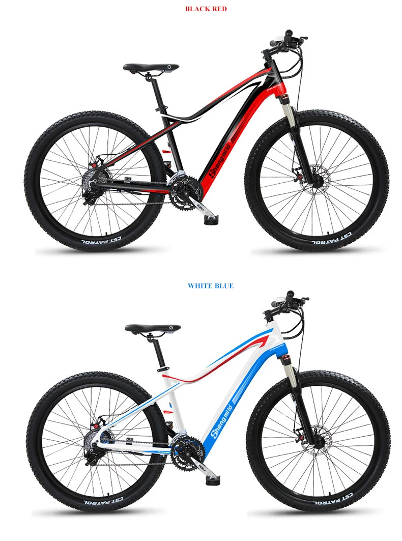 Sheng milo Электрический велосипед Ebike 27,5 дюймов горный электровелосипед 48V240W двигатель гибрид литиевая батарея для электрического велосипеда 48v