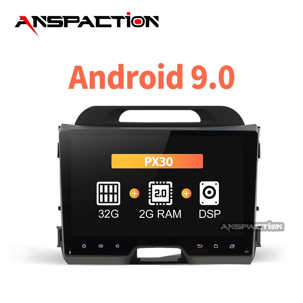 Android 9 0 32G Автомагнитола dvd DSP для KIA sportage 2011 2012 2013 2014 2015 головное устройство gps