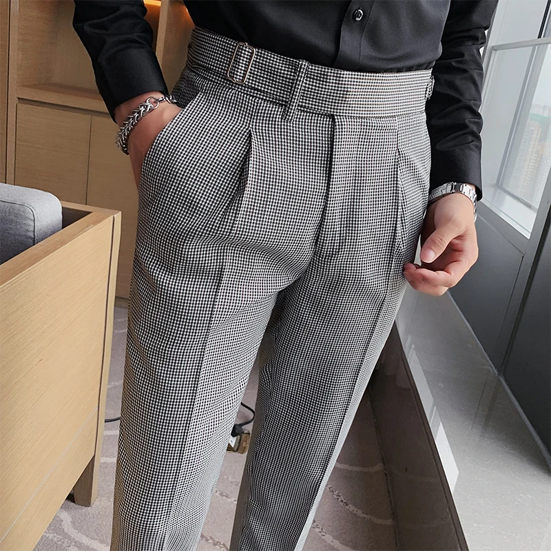 2021 New Houndstooth Business Dress 