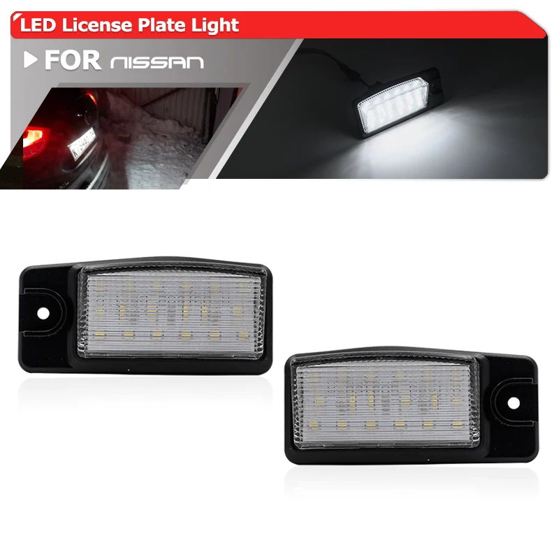 2x подходит для Infiniti Q45 EX25 35 37 FX35 50 QX50 70 Nissan NV1500 2500 3500 X-Trail SMD светодиодные подсветки