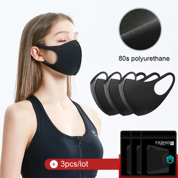 

Fashion 3D Reuseable Mouth Mask Sponge kids adult Anti Dust Face Mask Washable Cloth Mascherine filter masker mp2.5 men women