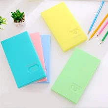 Визитная карточка книга 2 шт Имя ID держатель для карт книжка Чехол Органайзер ЛОМО карта Фотокарта фотоальбом-120 карманов