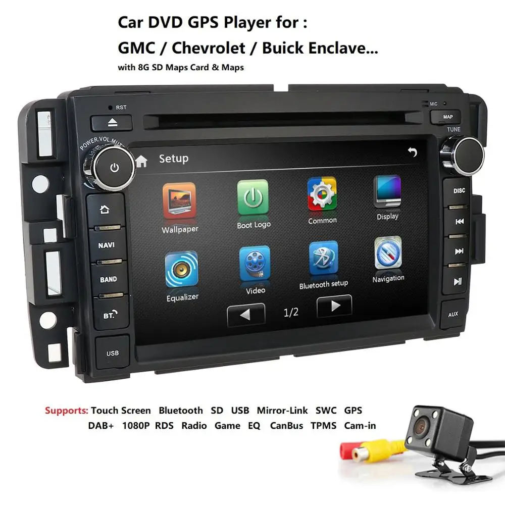 Perfect Car Stereo DVD Player For GMC Chevy Silverado 1500 2012 GMC Sierra 2011 2010 7
