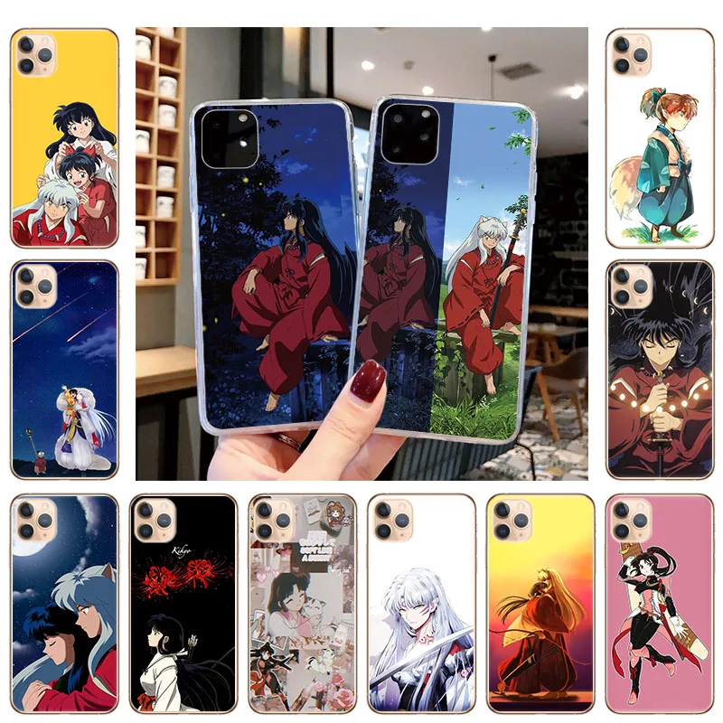 Силиконовый мягкий чехол для телефона Inuyasha Sesshomaru из ТПУ iPhone 13 12 11 Pro Max XSMax X XS XR 7 8 Plus