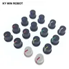 10pcs WH148 potentiometer knob cap 6mm Shaft Hole Assorted Kit White Green Red Blue Yellow Orange Purple DIY Switch Knob 15x15mm ► Photo 3/3