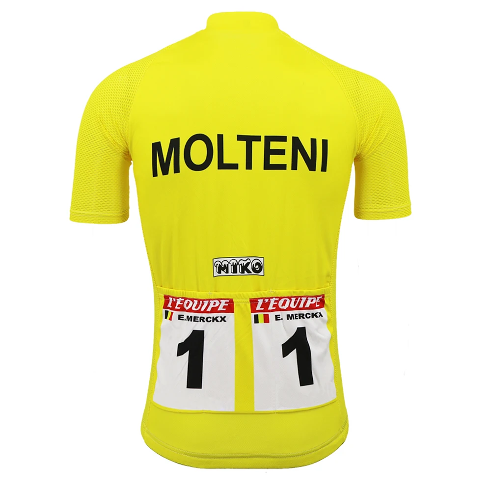 MOLTENI желтая велосипедная майка ropa ciclismo go pro team Одежда mtb Джерси одежда для спорта
