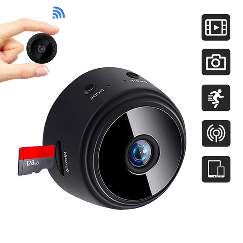 Mini videocamera A9 1080P videocamera IP con APP per Smartphone