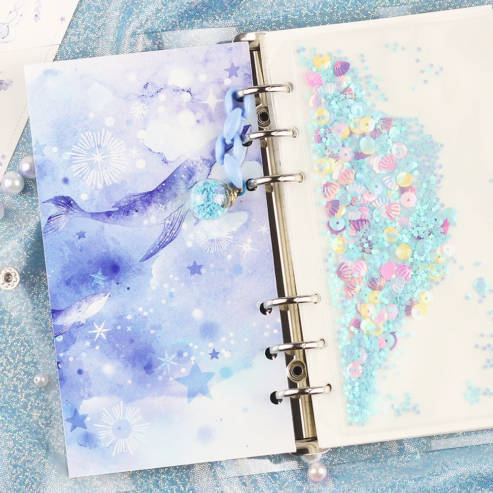 2020 NEW Cute Ocean Starry Sky Loose Leaf Diary Notebook A5 A6 Bullet Journal Monthly Sprial Note Book Agenda Planner Gift Set 2020 NEW Cute Ocean Starry Sky Loose Leaf Diary Notebook A5 A6 Bullet Journal Monthly Sprial Note Book Agenda Planner Gift Set