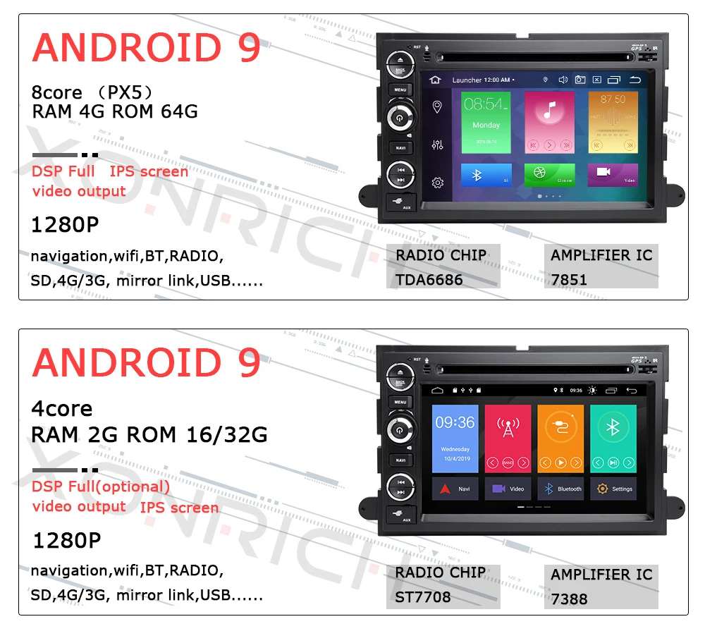 Excellent 2 Din Car DVD Multimedia Player for Ford F150 F250 F350 F450 Mustang Fusion Explorer Edge Escape Mercury 2005 2007 GPS NaviRadio 3