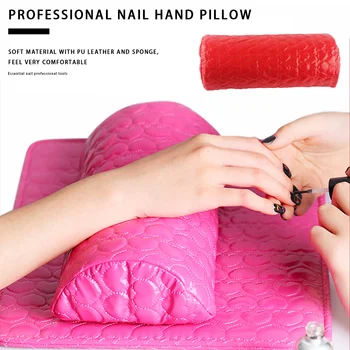 

Nail Pillow Removable Nail Art Holder Portable Resuable Manicure Hand Rest Colorful Manicure Cushion